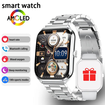 Ultra Thin Smart Watch with AMOLED Display and Call Reminder - Smarsty