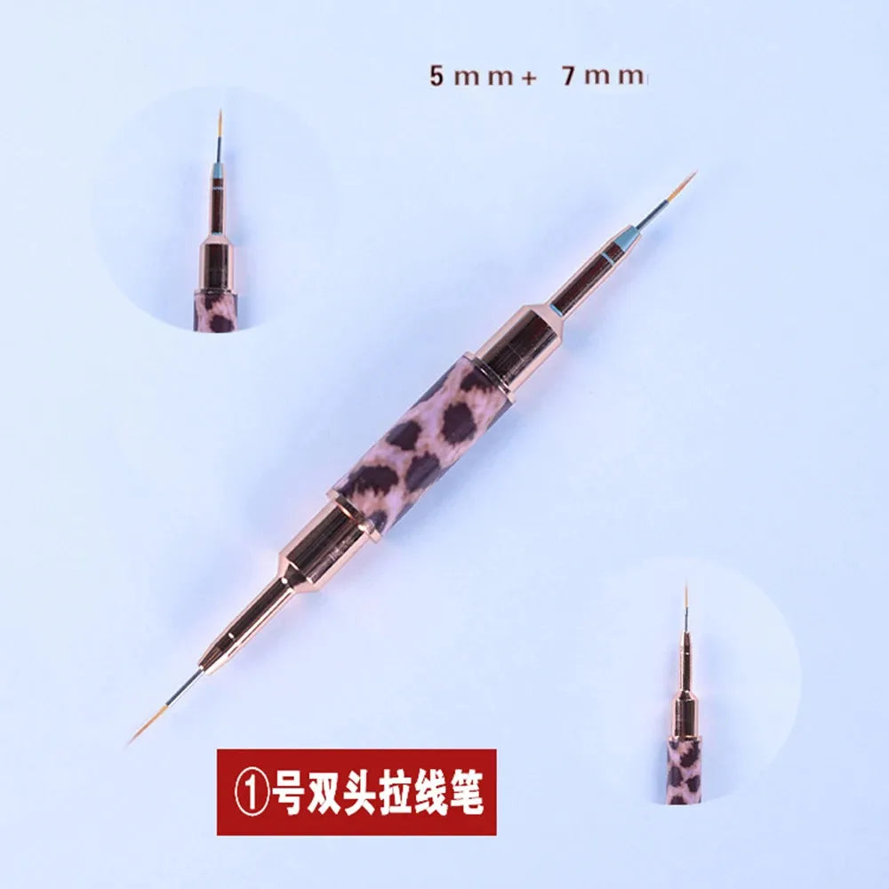 Black Nail Art Liner Brushes for Precision Design - Smarsty