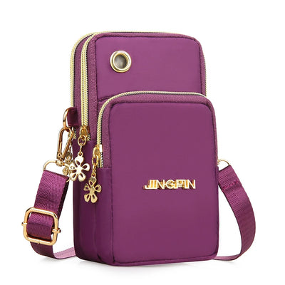 Womens Crossbody Phone Bag Mini Bag With Zipper Everyday Use - Smarsty
