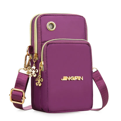 Womens Crossbody Phone Bag Mini Bag With Zipper Everyday Use - Smarsty