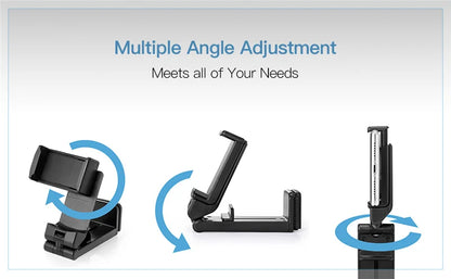 Foldable Airplane Phone Holder Stand With 360 Rotation - Smarsty