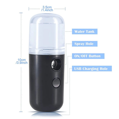 Portable Mini Facial Steamer for Deep Skin Hydration - Smarsty