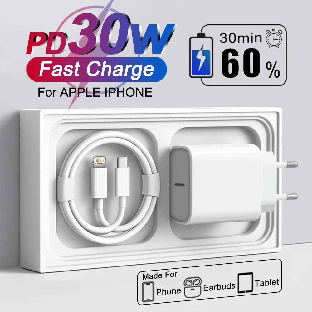 Efficiently 30W USB C Fast PD Charger For iPhone Pro - Smarsty