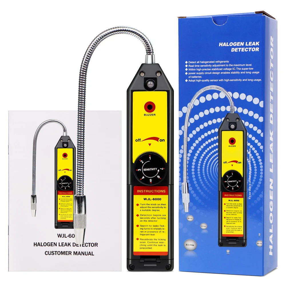 WJL-6000 Halogen Leak Detector for Refrigerants - Smarsty