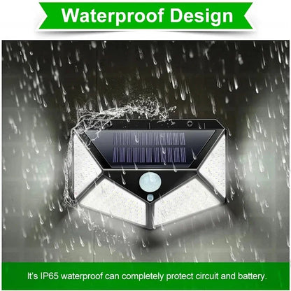 LED Solar Wall Lamp with Motion Sensor Waterproof Outdoor Light - Smarsty