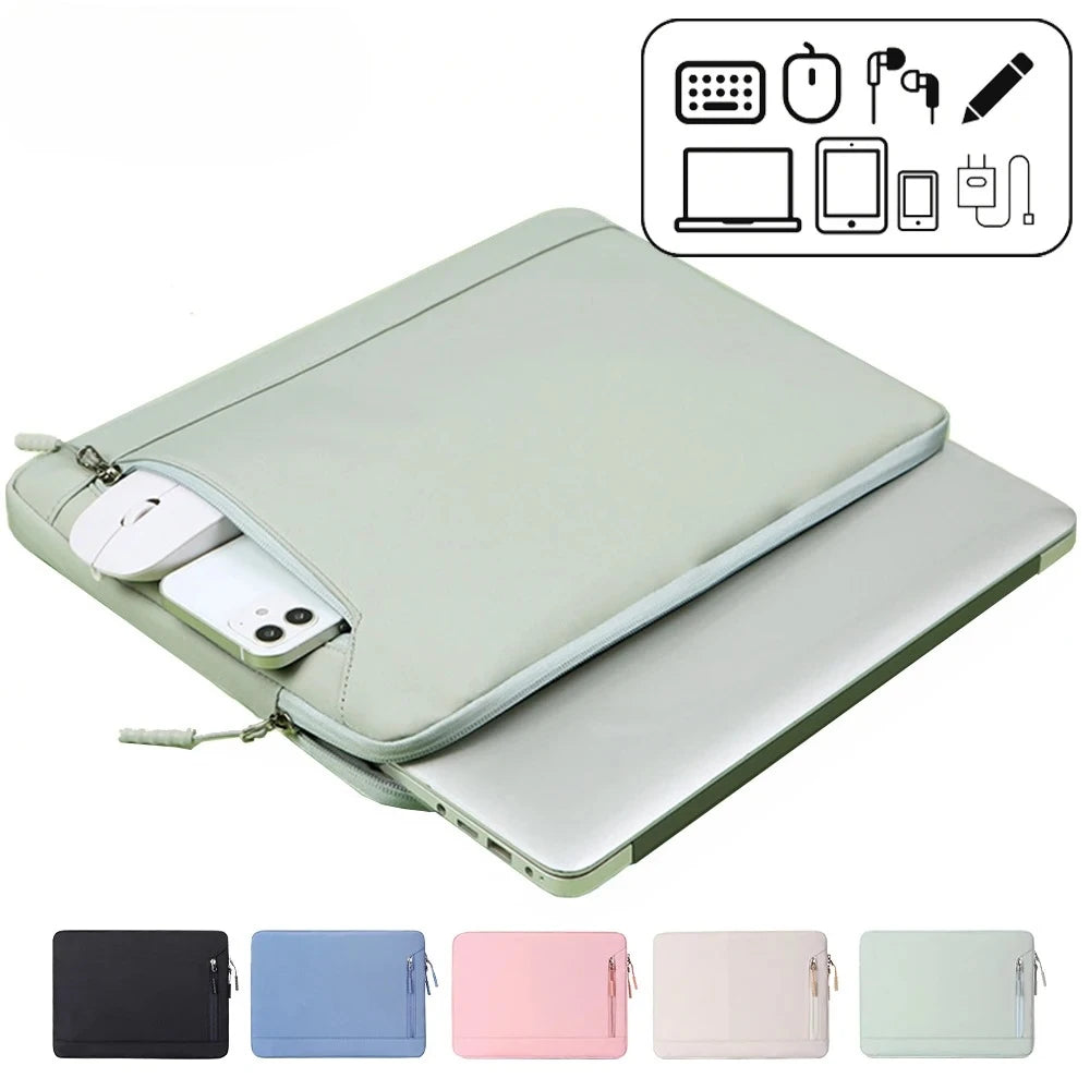 Waterproof Laptop Sleeve 13.3 To 15.6 Inches With Zipper