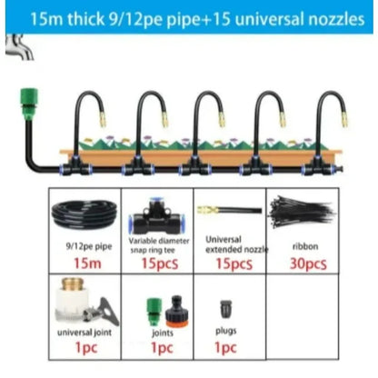 Universal Automatic Irrigation Sprinkler Kit for Efficient Watering - Smarsty
