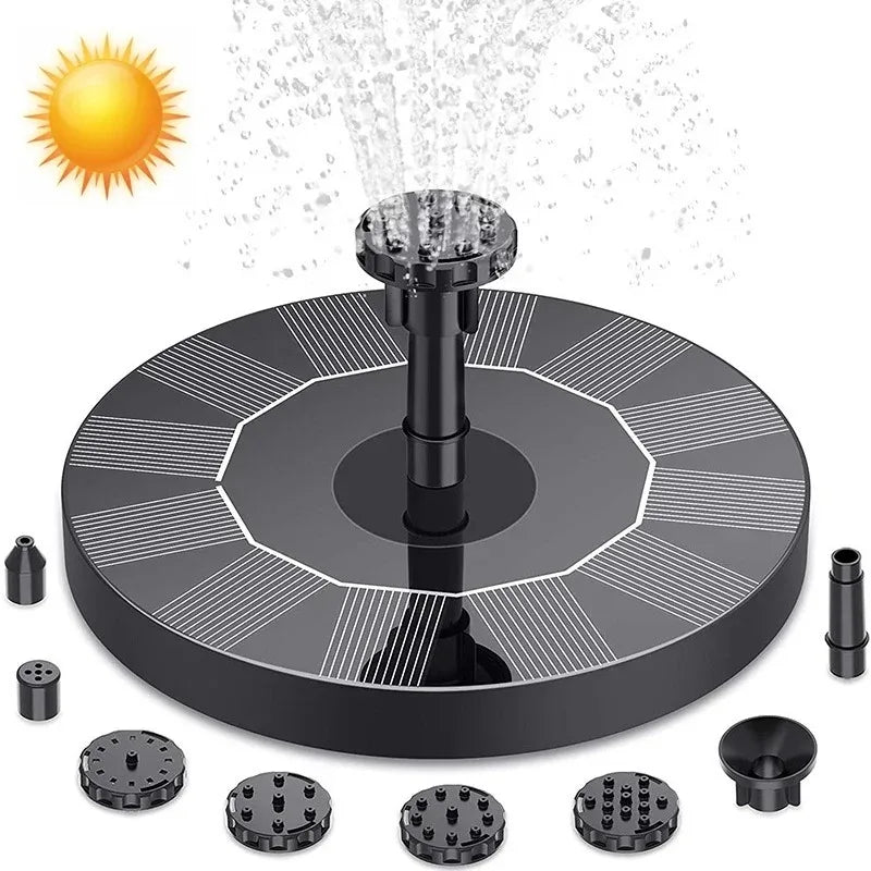 Solar Powered Fountain for Outdoor Garden Decoration - Smarsty