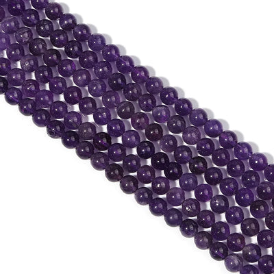 Natural Amethyst Stone Beads for Jewelry Making - Smarsty