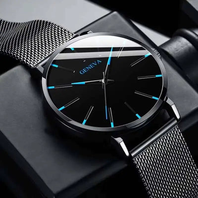 Ultra Thin Men's Business Watch with Mesh Band - Smarsty