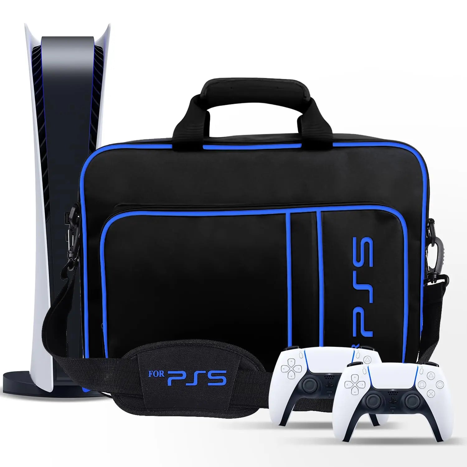 PS5 Travel Case with Efficient Storage and Protection - Smarsty