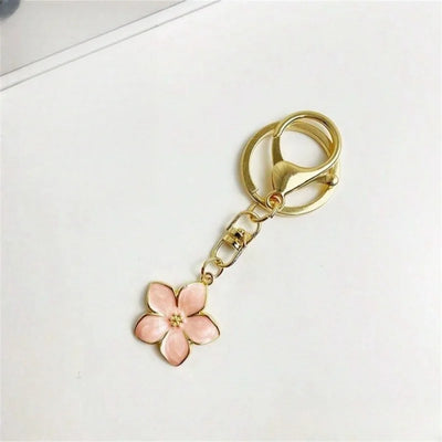 White Pear Blossom Keychain Cute Accessories Keychain Couple Matching  Keyrings Pendant Wholesale Items For Boutique - Smarsty