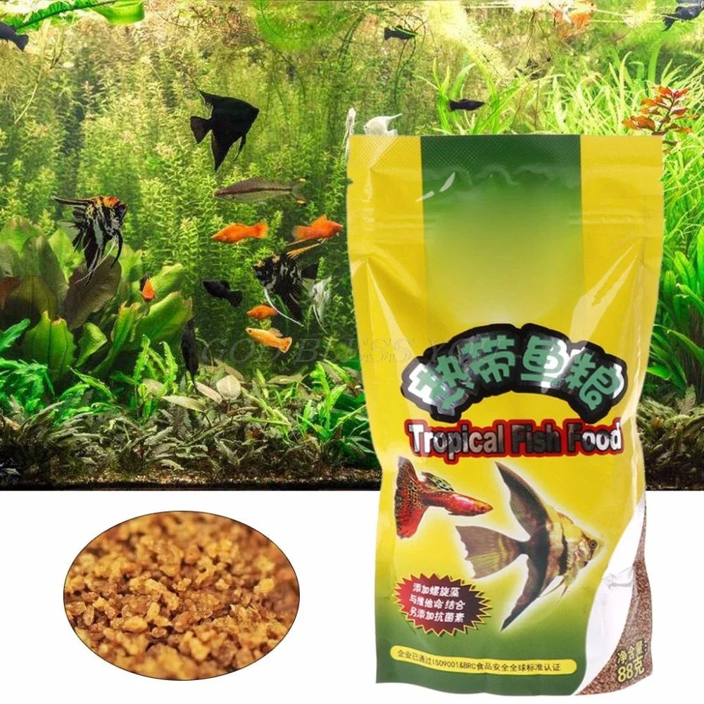 Tropical Fish Food for Guppies and Lantern Fish - Smarsty