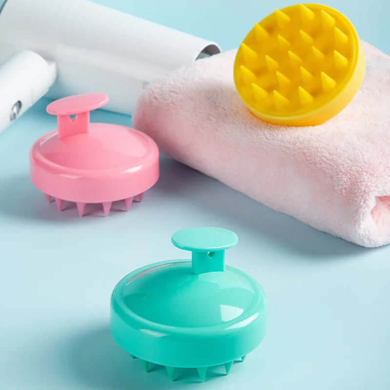 Silicone Scalp Massage Brush for Itchy Roots - Smarsty