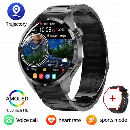GT5 Pro GPS Smartwatch with AMOLED Screen and Heart Rate Monitoring - Smarsty