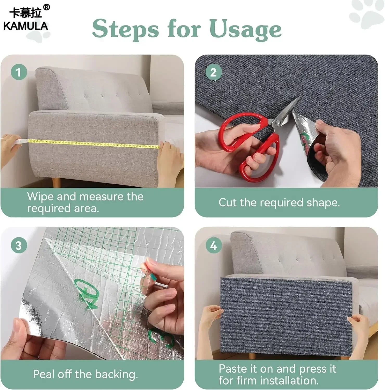 Anti Cat Scratch Sofa Protection Mat for Cats - Smarsty