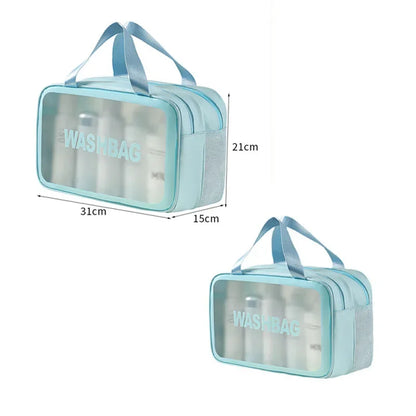 Wet-dry separation makeup bag portable toiletry bag travel essentials large capacity storage bag fitness swimming essentials - Smarsty