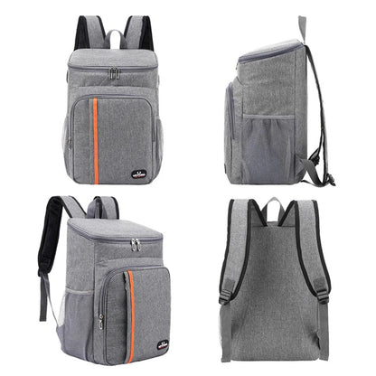 18L Portable Insulated Lunch Bag Cooler Waterproof Oxford - Smarsty