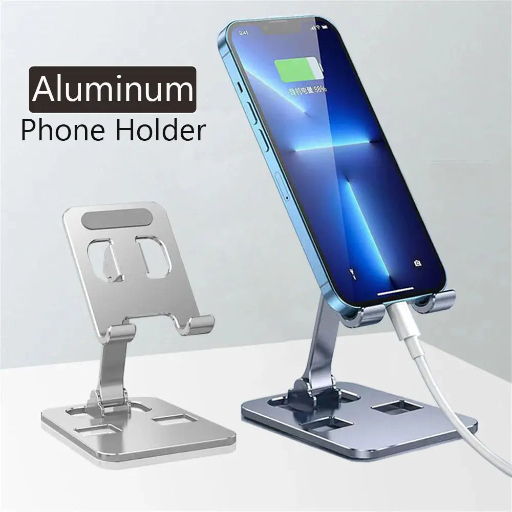 Universal All Aluminum Foldable Desk Phone And Tablet Stand - Smarsty