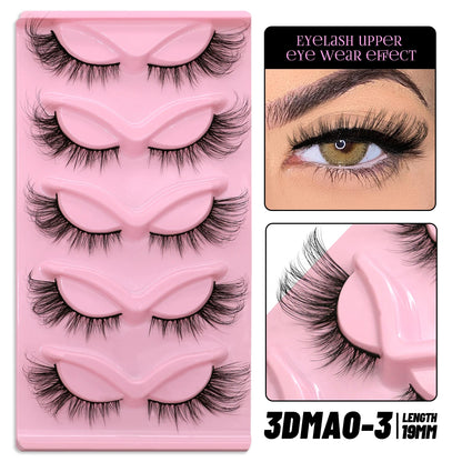 GROINNEYA Winged Cat Eye Faux Mink Lashes - Smarsty