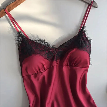 Women Pajama Suit Fashion V-Neck Lace Sexy Lingerie Pyjamas Sleep Shorts Set Sleepwear New - Smarsty