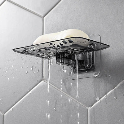 No Drilling Wall Mounted Soap Rack with Double Layer Design - Smarsty