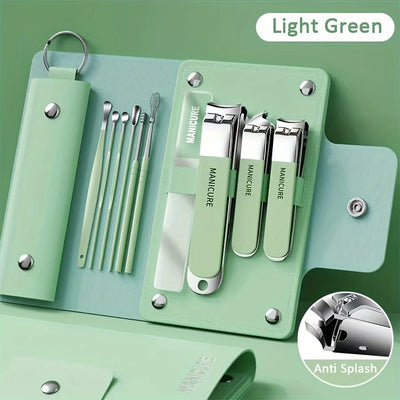 Portable Manicure Set with Sharp Stainless Steel Tools - Smarsty