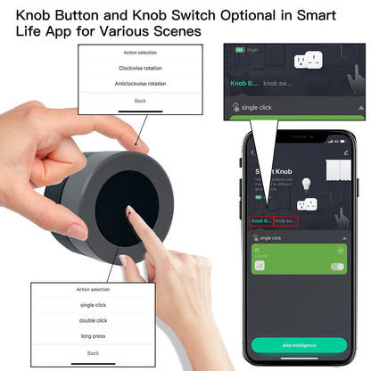 MOES ZigBee Smart Knob Switch for Easy Home Automation - Smarsty