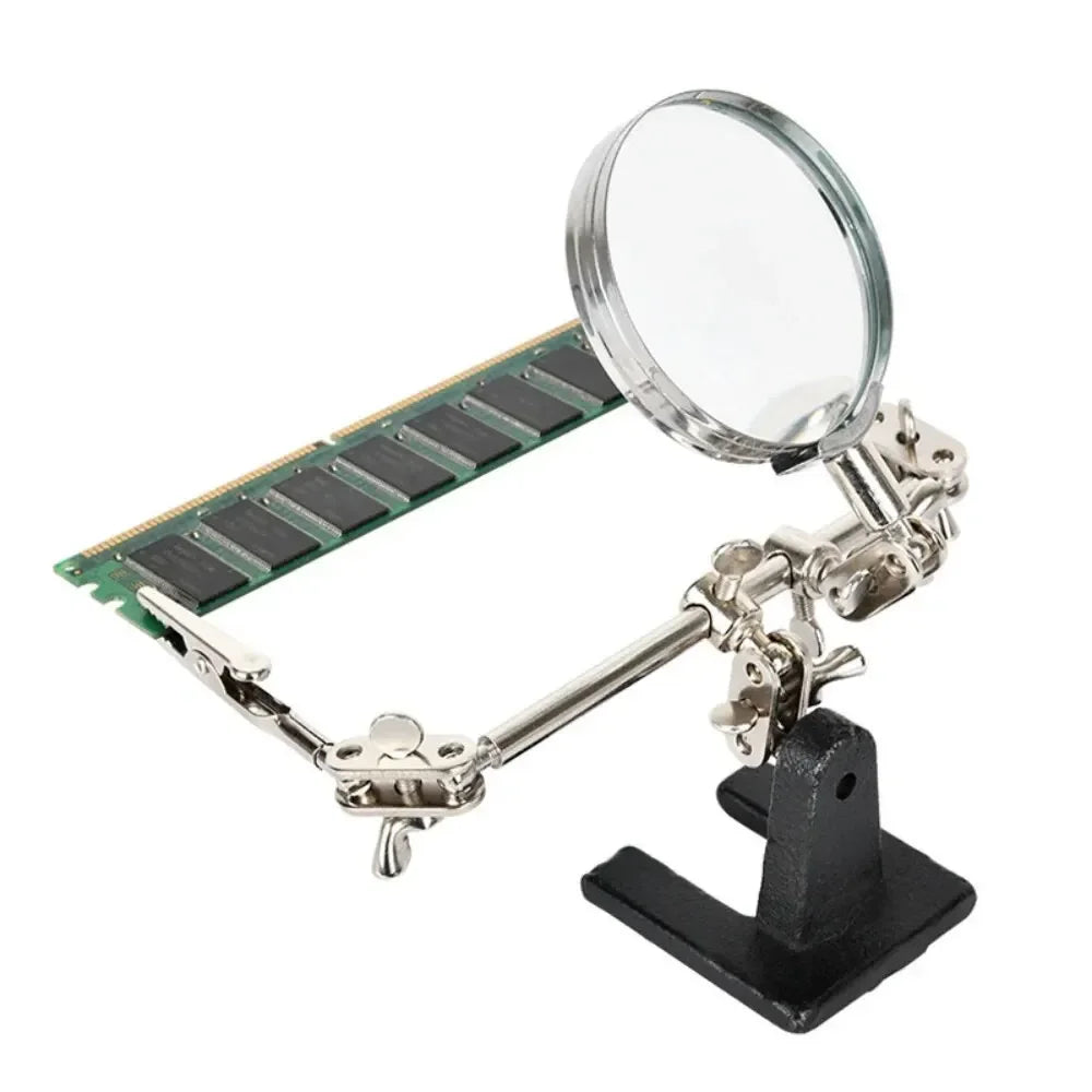 Adjustable 5X Magnifier Clip for Circuit Board Repair - Smarsty
