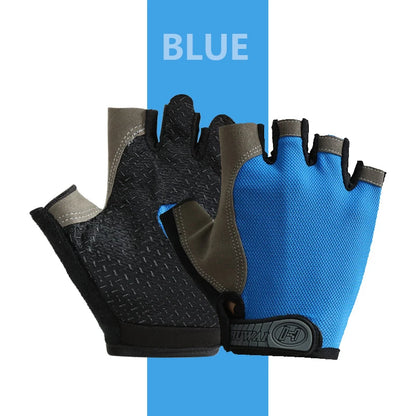 Breathable Anti Slip Half Finger Cycling Gloves for Men and Women - Smarsty