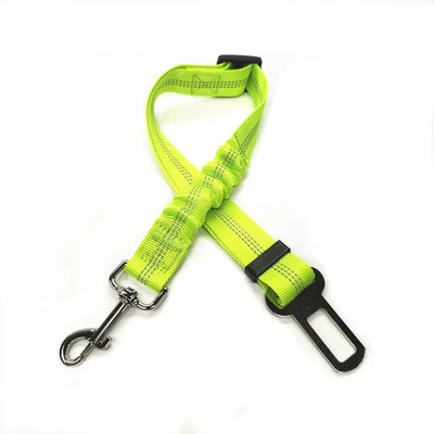 Adjustable Dog Car Seat Belt Harness with Reflective Cushioning - Smarsty