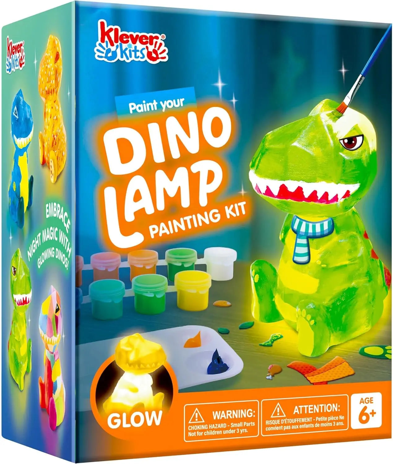 JOYFY Kids DIY Night Light Paint Your Own Cat Lamp School Activities Art Supplies Toys for Girls Boys Aged 6+ Birthday Gifts