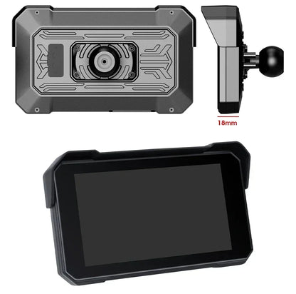 Motorcycle GPS Display With Wireless CarPlay Android Auto - Smarsty