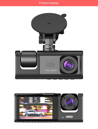 1080P Car Dash Cam Front Rear Night Vision Recording - Smarsty