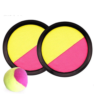 1Set Kids Sucker Sticky Ball Toy Outdoor Sports Catch Ball Game Set Throw And Catch Parent-Child Interactive Outdoor Toys by Smarsty