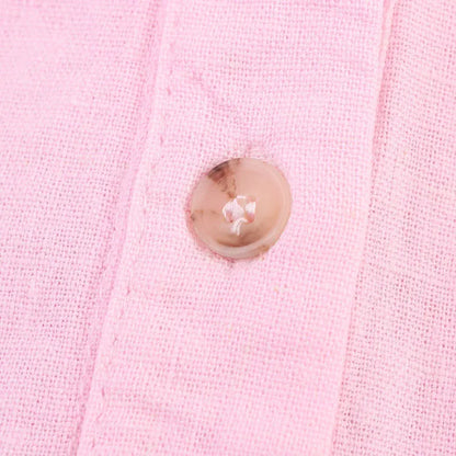 HipSeam Wide Sleeved Shirt Women Spring Asymmetric Hem Button Women's Shirts Simple Lady Johnny Collar Linen Shirts & Blouses - Smarsty