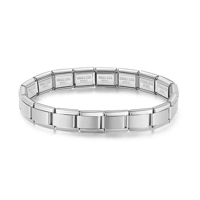 Hapiship Women's DIY Stainless Steel Charm Bracelet - Smarsty