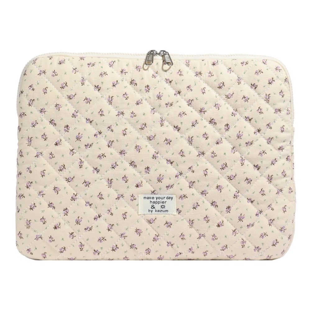 Flower Pattern Laptop Sleeve Case Bags Portable Computer Cover Bag Tablet Pouch for Macbook Air Pro 11 13 14 15 Inch Cover