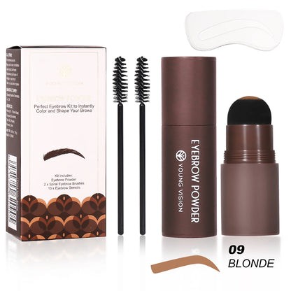 Eyebrow Stamp Stencil Kit for Long-Lasting Waterproof Makeup - Smarsty
