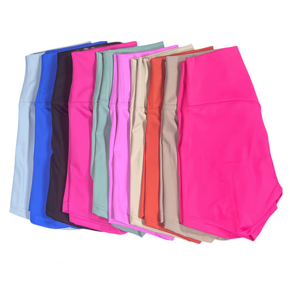 Women's Sports Yoga Shorts with High Waist, Hip Lift, Fitness, Running, Cycling, 3-point Shorts, Quick Drying Women's Yoga Short - Smarsty