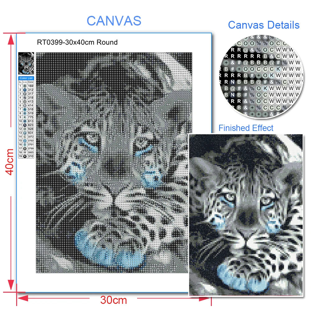 5D DIY Diamond Painting Animal Kits for Mosaic Art - Smarsty