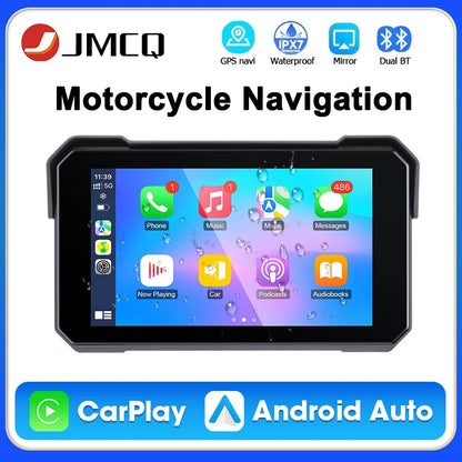 Motorcycle GPS Display With Wireless CarPlay Android Auto - Smarsty