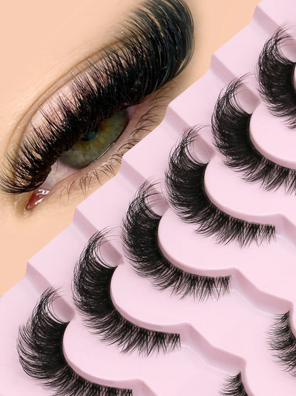 GROINNEYA Winged Cat Eye Faux Mink Lashes - Smarsty