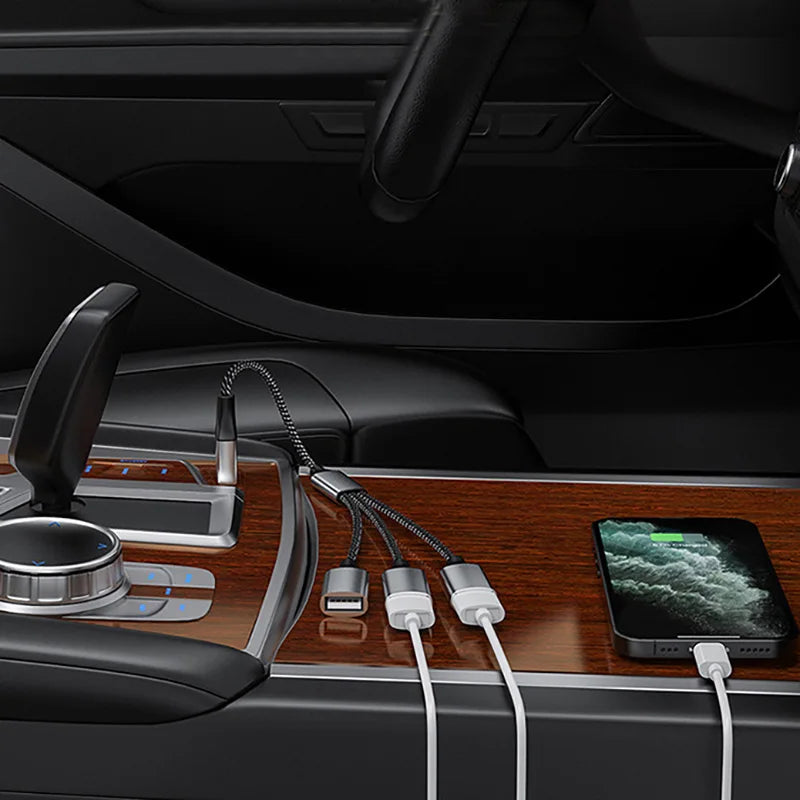 USB Hub With OTG Multi Port Charger Docking Station