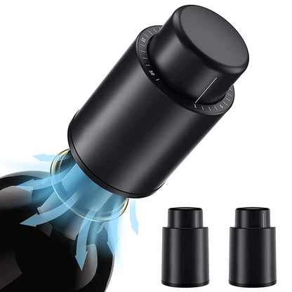 Reusable Vacuum Wine Bottle Stopper for Freshness - Smarsty