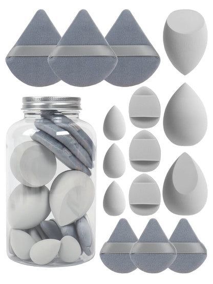 Spring Cosmetic Puff Set with Mini Makeup Eggs and Cushions - Smarsty