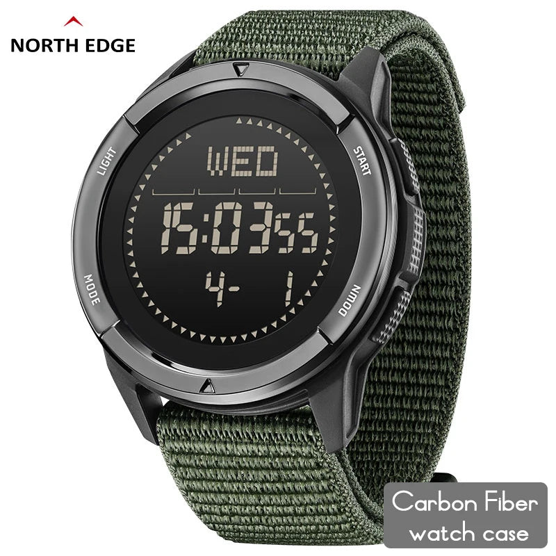 North Edge Alps Men's Waterproof Digital Sports Watch - Smarsty