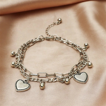 Women's Multi Layered Steel Ball Love Bracelet - Smarsty