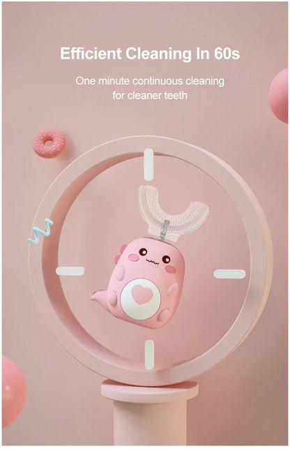 Children's Smart Electric Toothbrush with 360 Degree Cleaning - Smarsty