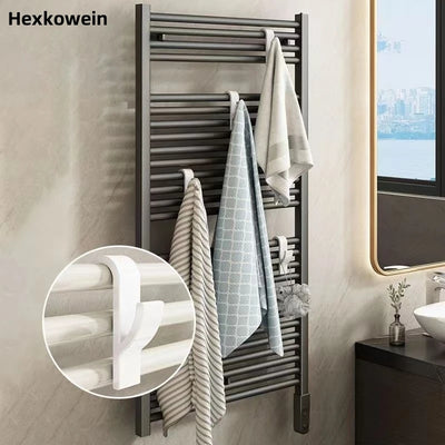 Heated Bathroom Towel Holder with Multifunction Hooks - Smarsty